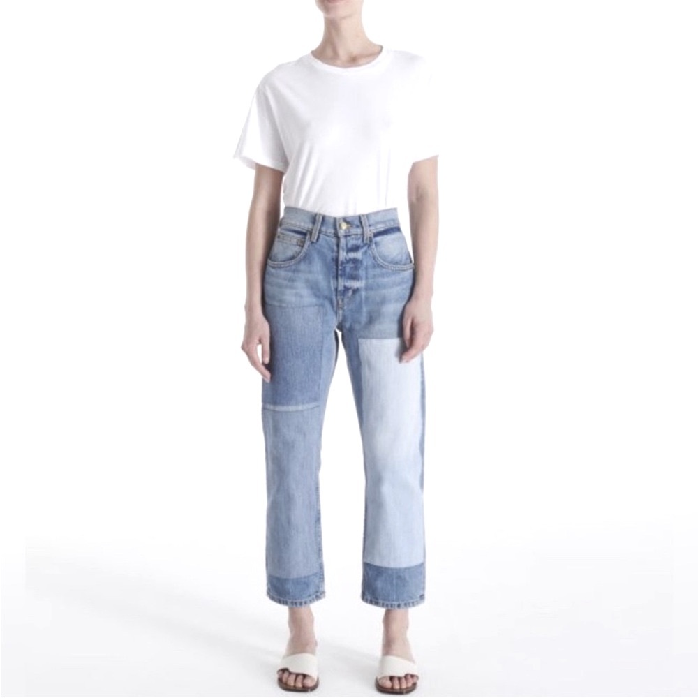 B Sides Marcel Patchwork Blue Jeans 24 - image 1